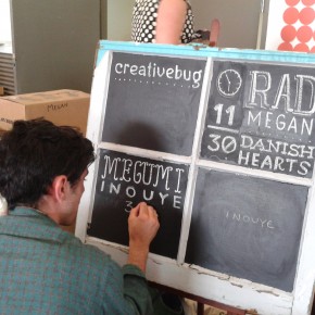 Sam's gorgeous lettering!