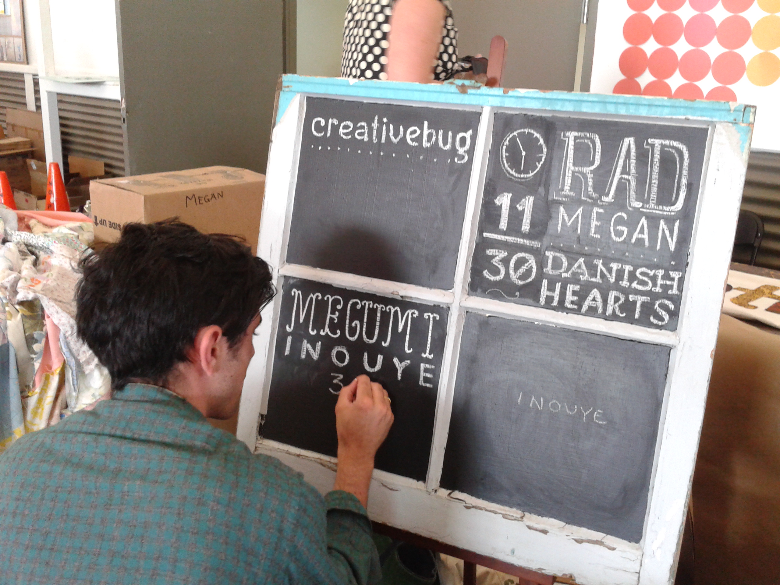 Sam's gorgeous lettering!