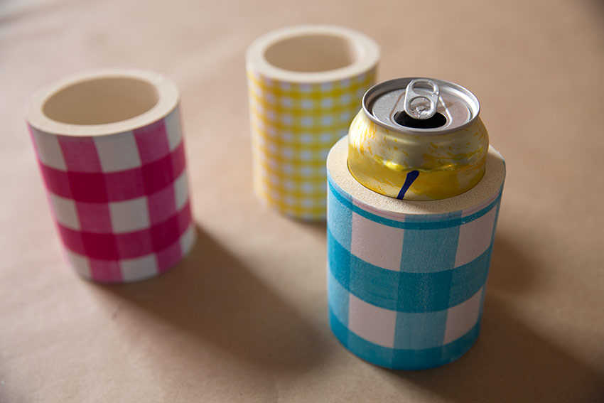 finished beer coozies