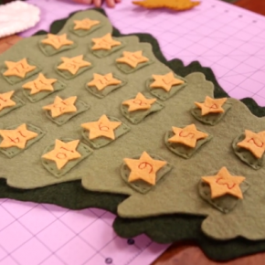 felt advent calendar