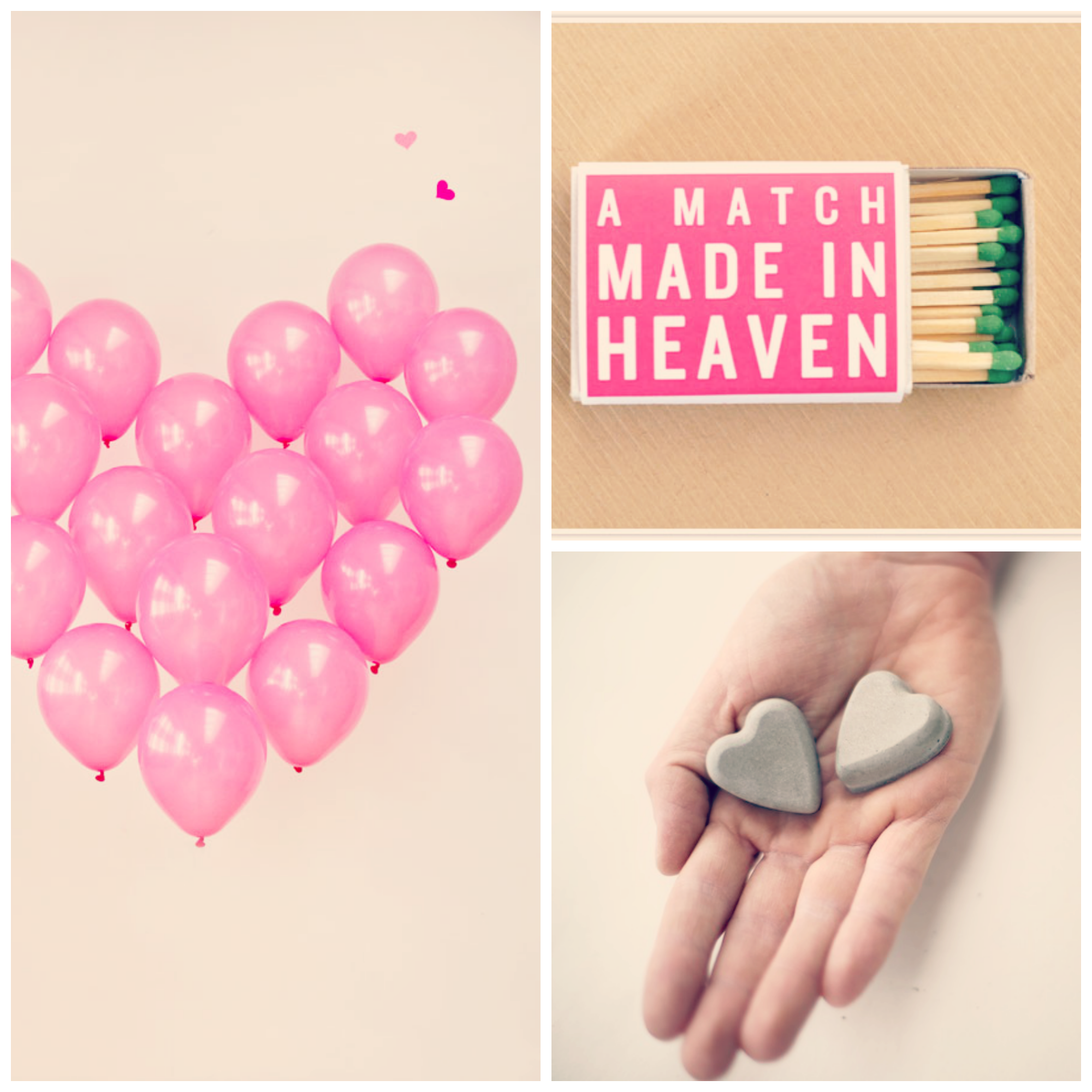 creative valentine collage