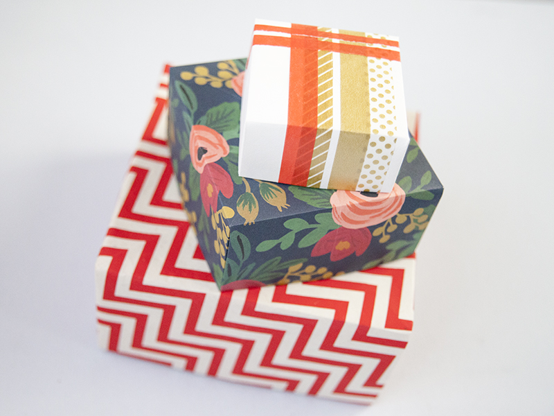 finished boxes
