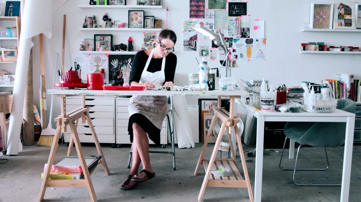 Lisa Congdon at Desk