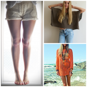 Knitted Clothes Collage