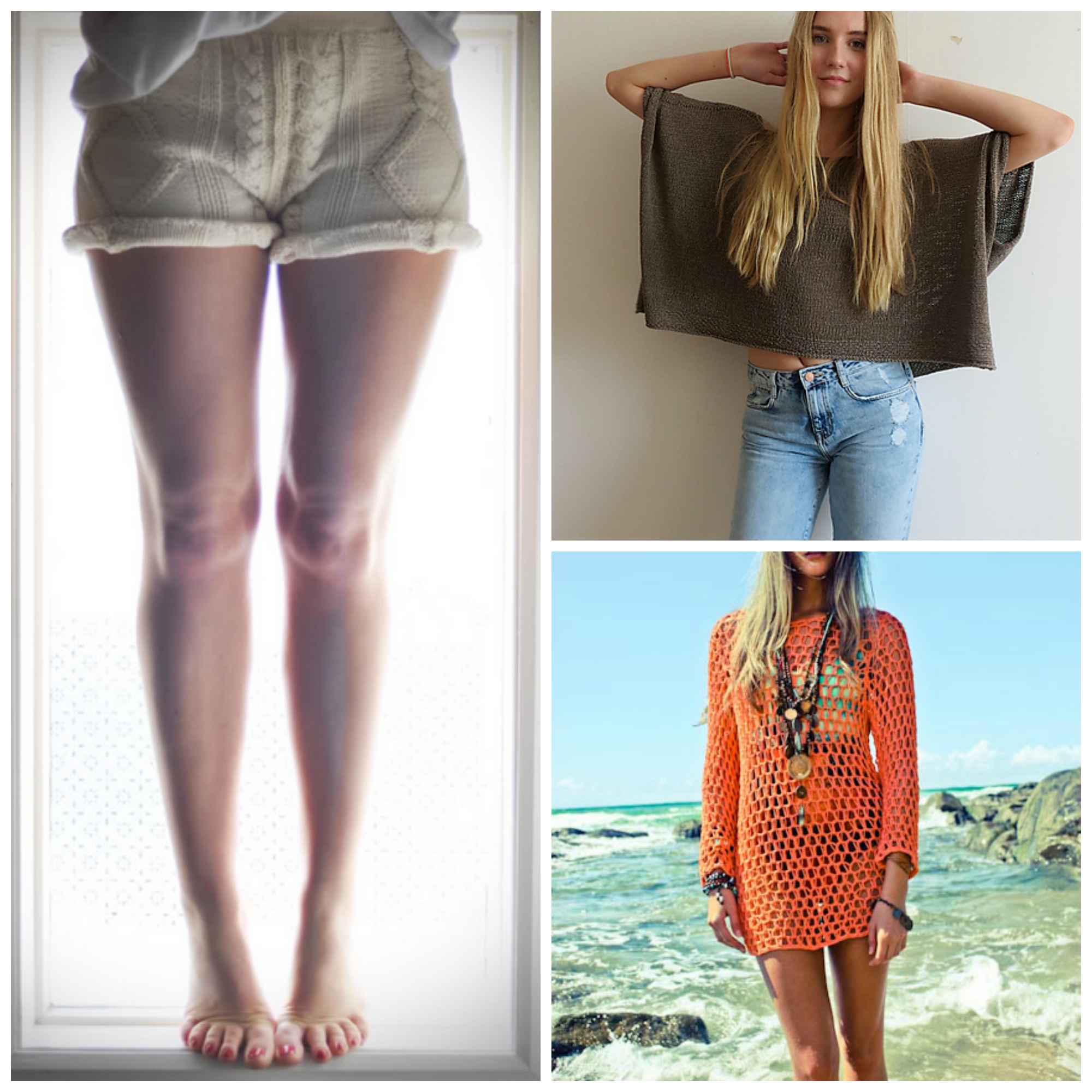 Knitted Clothes Collage