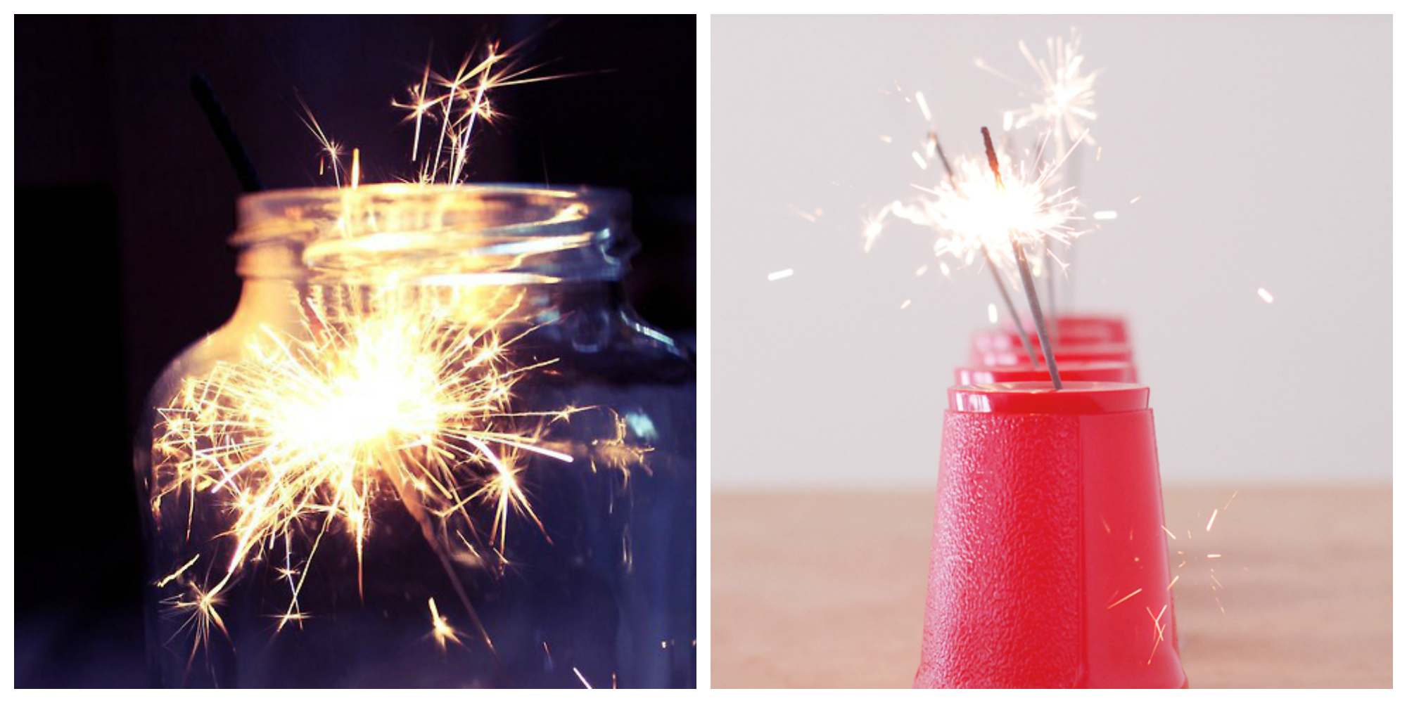 Sparkler Collage