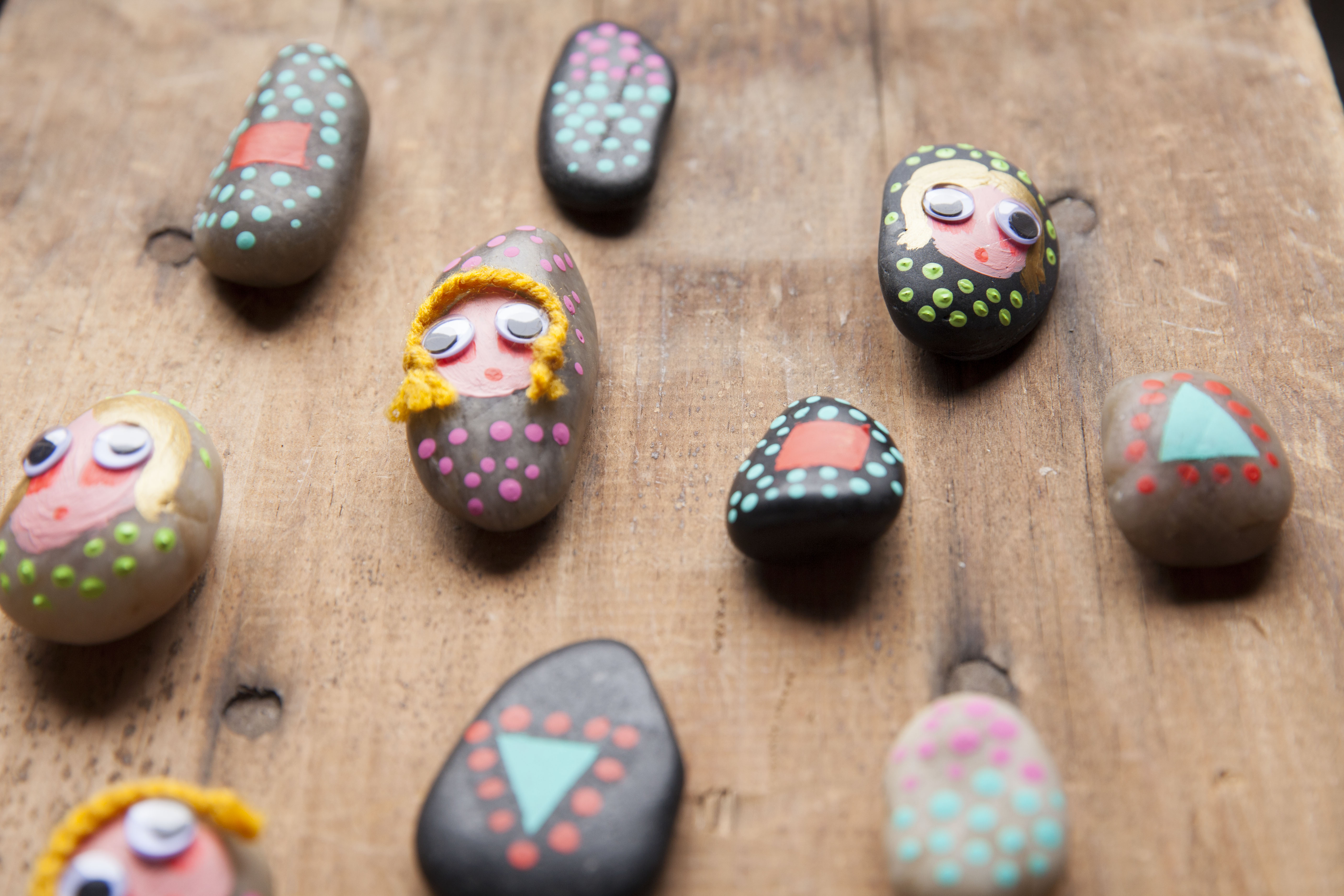 Make a Painted Rocks Memory Game