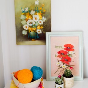 DIY Inspired Thrift Store Art