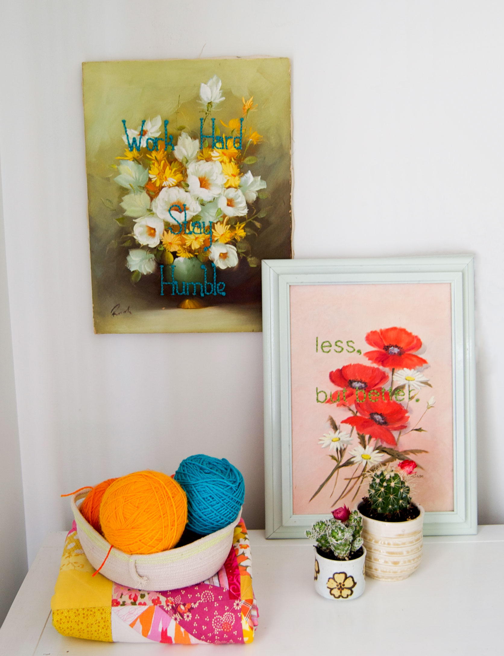 DIY Inspired Thrift Store Art