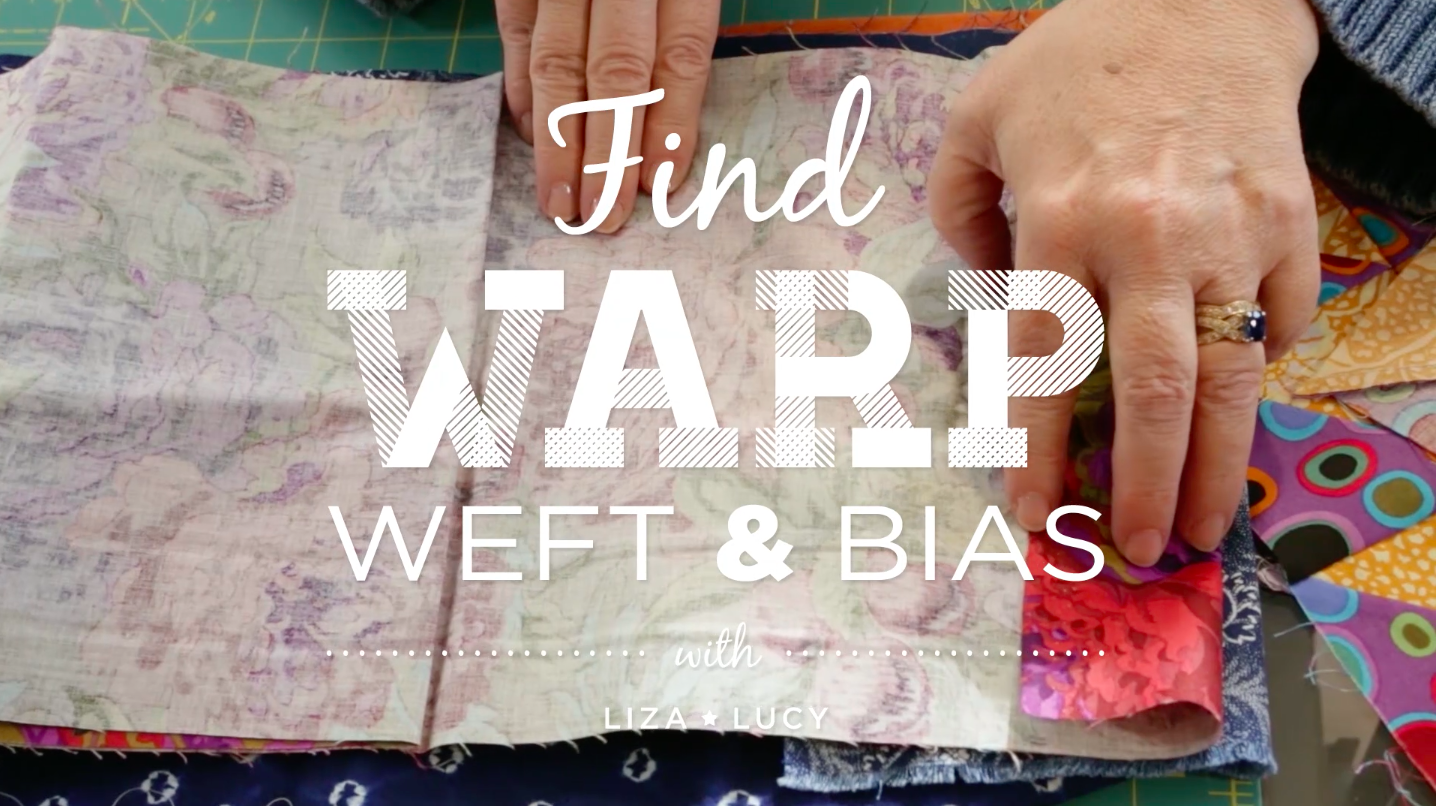 How to find warp, weft, and bias