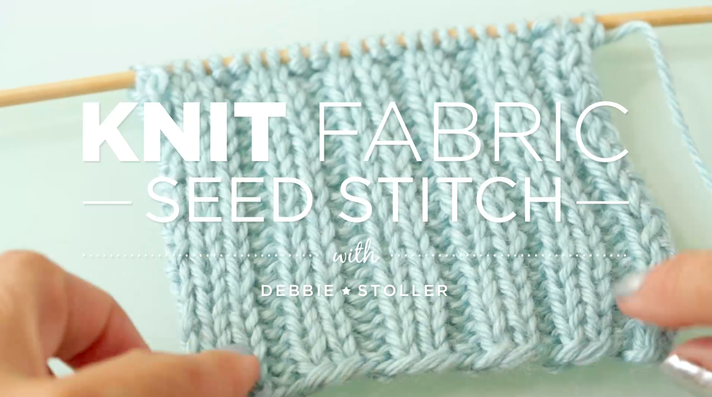 Learn Seed Stitch with Debbie Stoller