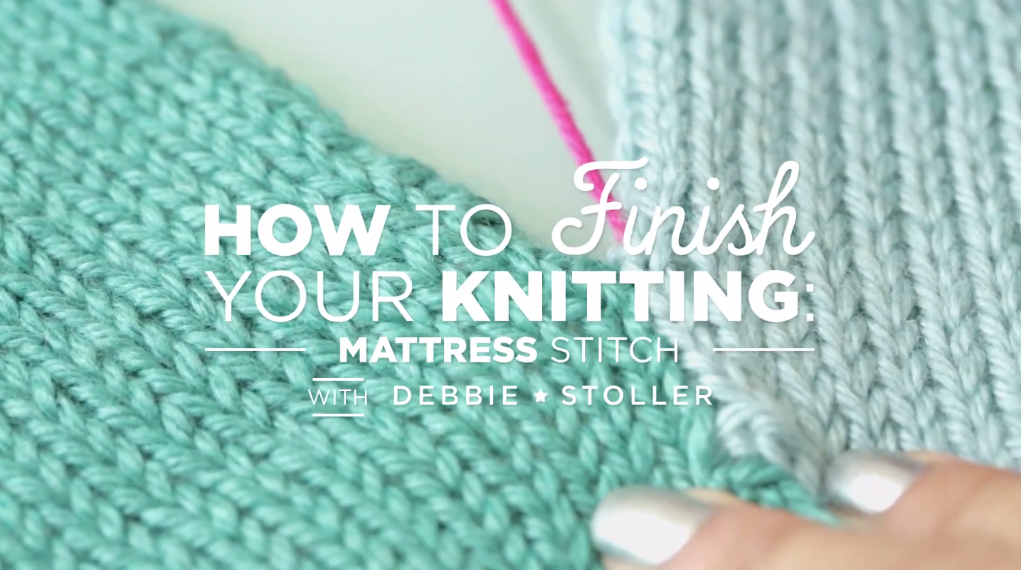 Learn Mattress Stitch with Debbie Stoller