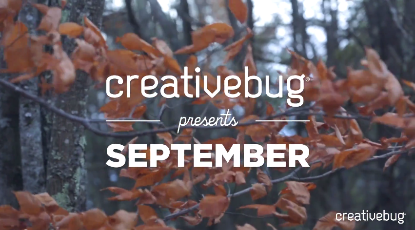Creativebug Presents September