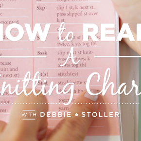 How to read a knitting chart