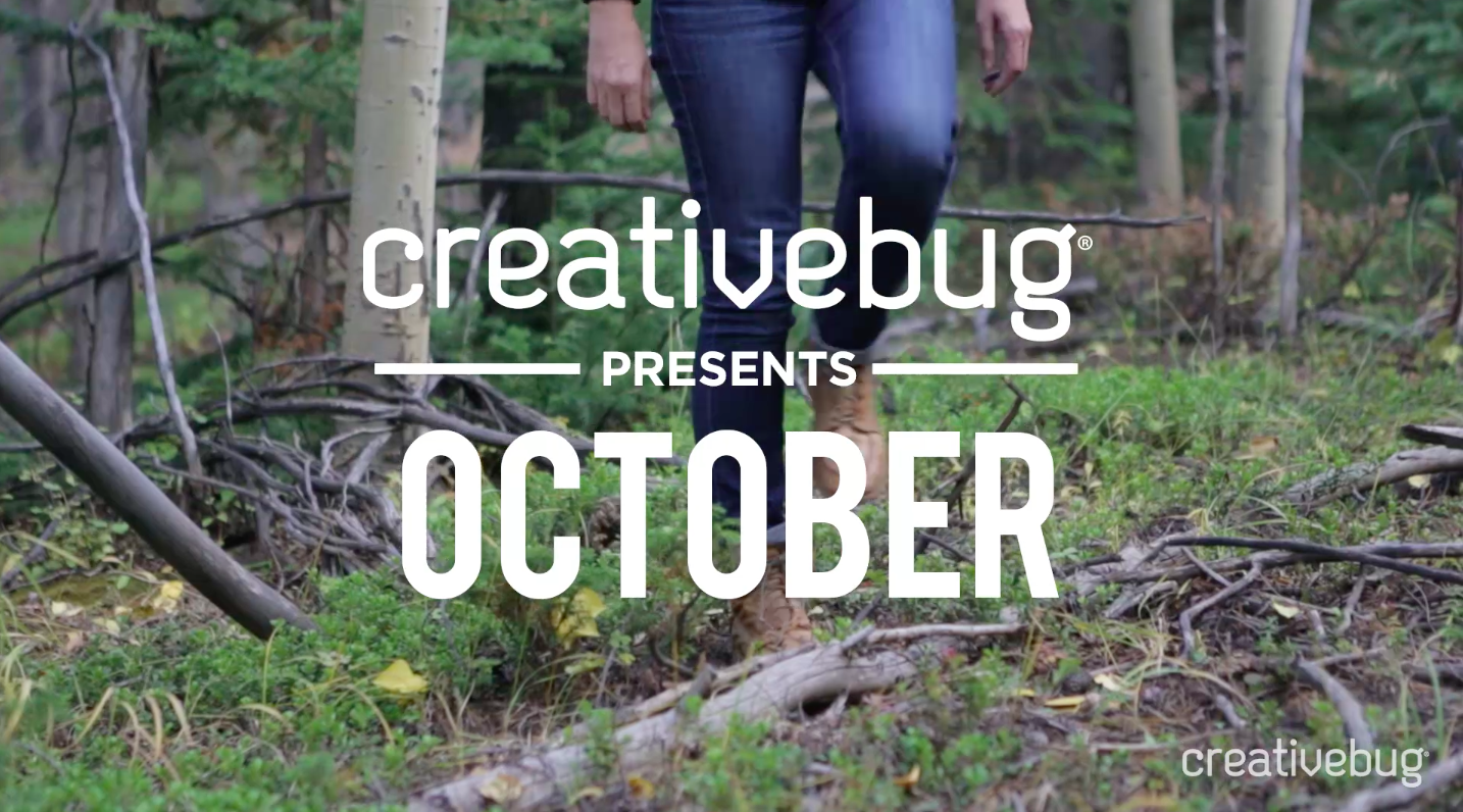 Creativebug Presents October