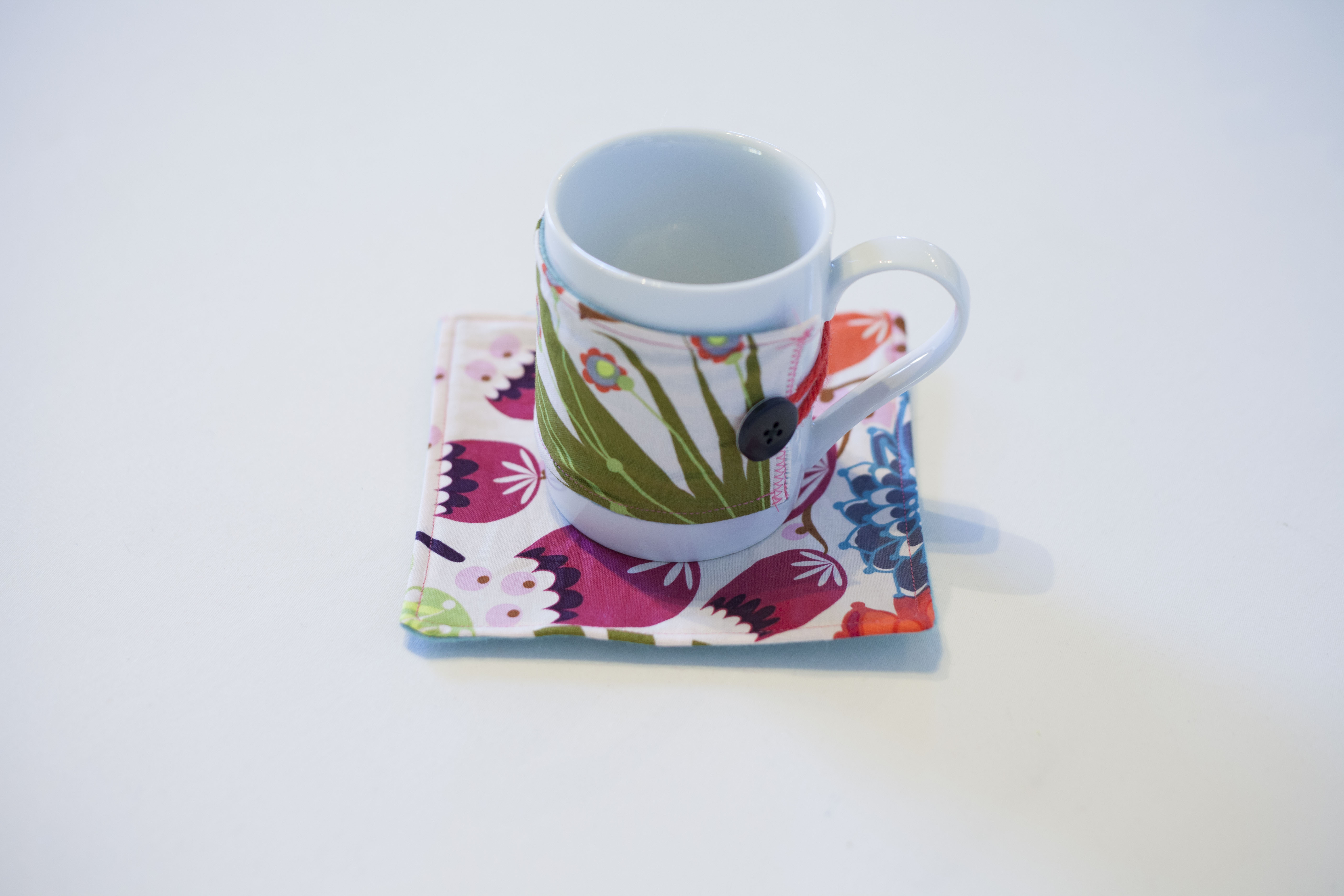 DIY Mug Cozy & Coaster