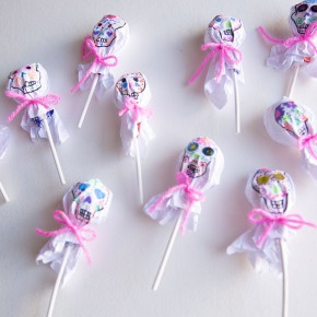 Sugar Skull Lollipop Wrappers
