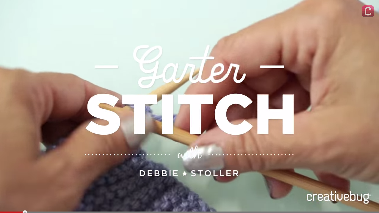 how to knit garter stitch
