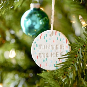 Paper Clay Christmas Ornaments