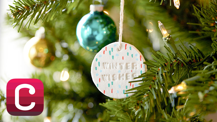 Paper Clay Christmas Ornaments