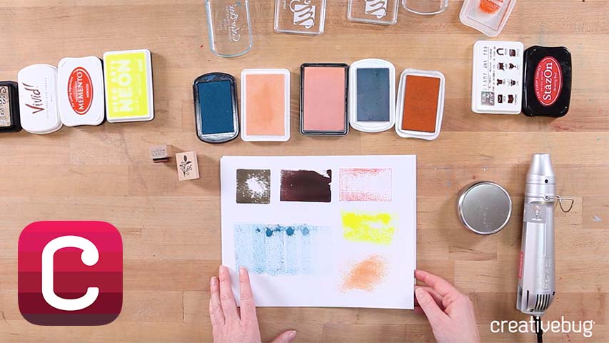 How to use ink pads and stamps