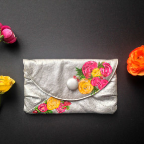 Painted Thrift Store Clutch