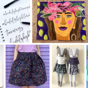 A photo collage of projects made by Creativebug members